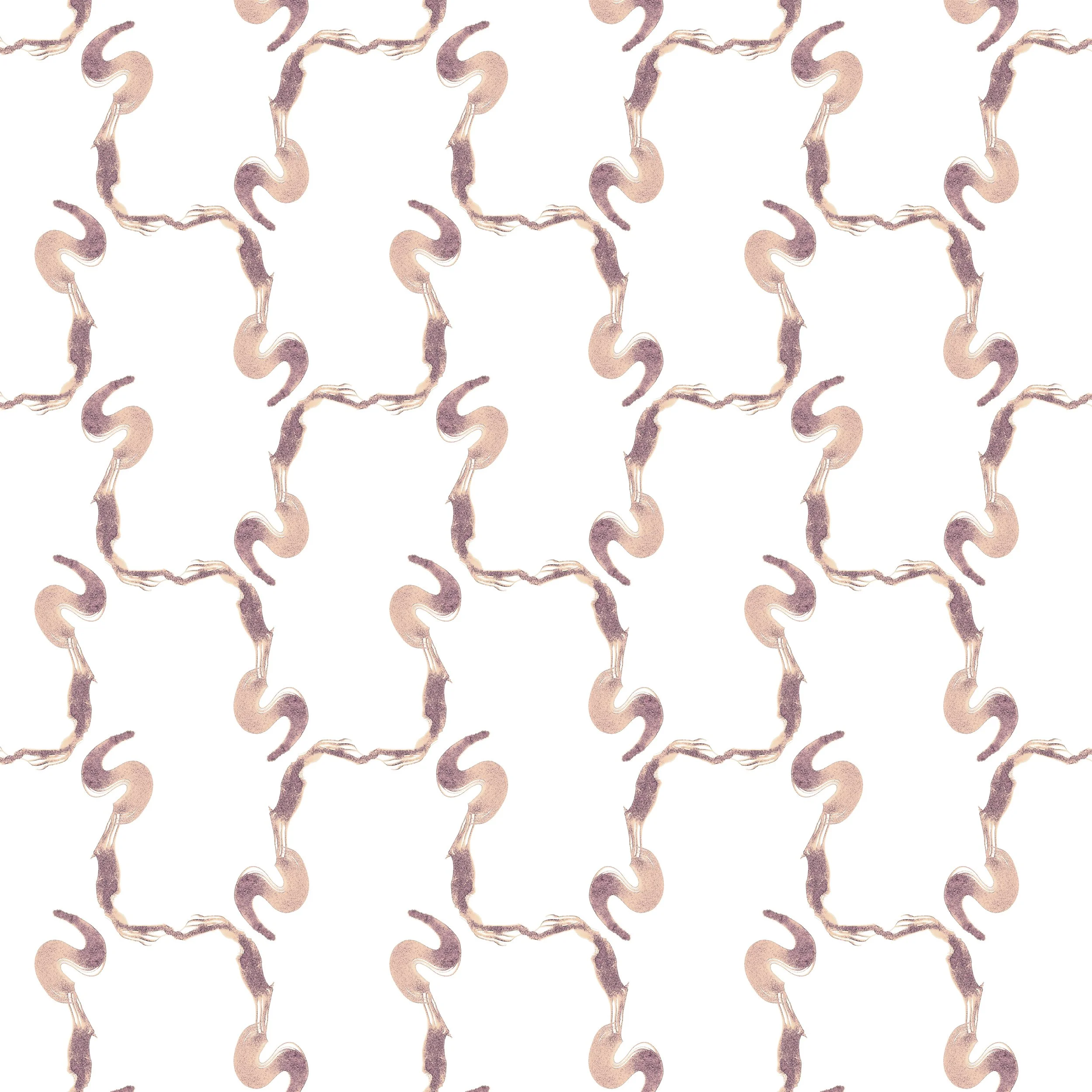 Terracotta Ink Abstract Flow Monochrome Modern Minimalist Curves