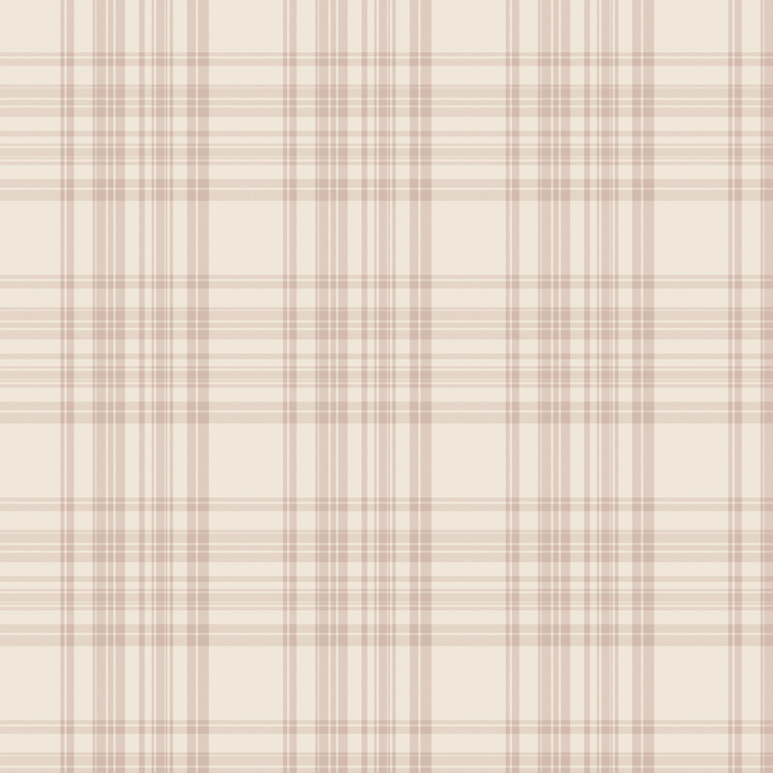 Cream Taupe Neutral Classic Tartan Plaid Farmhouse Cottagecore Check