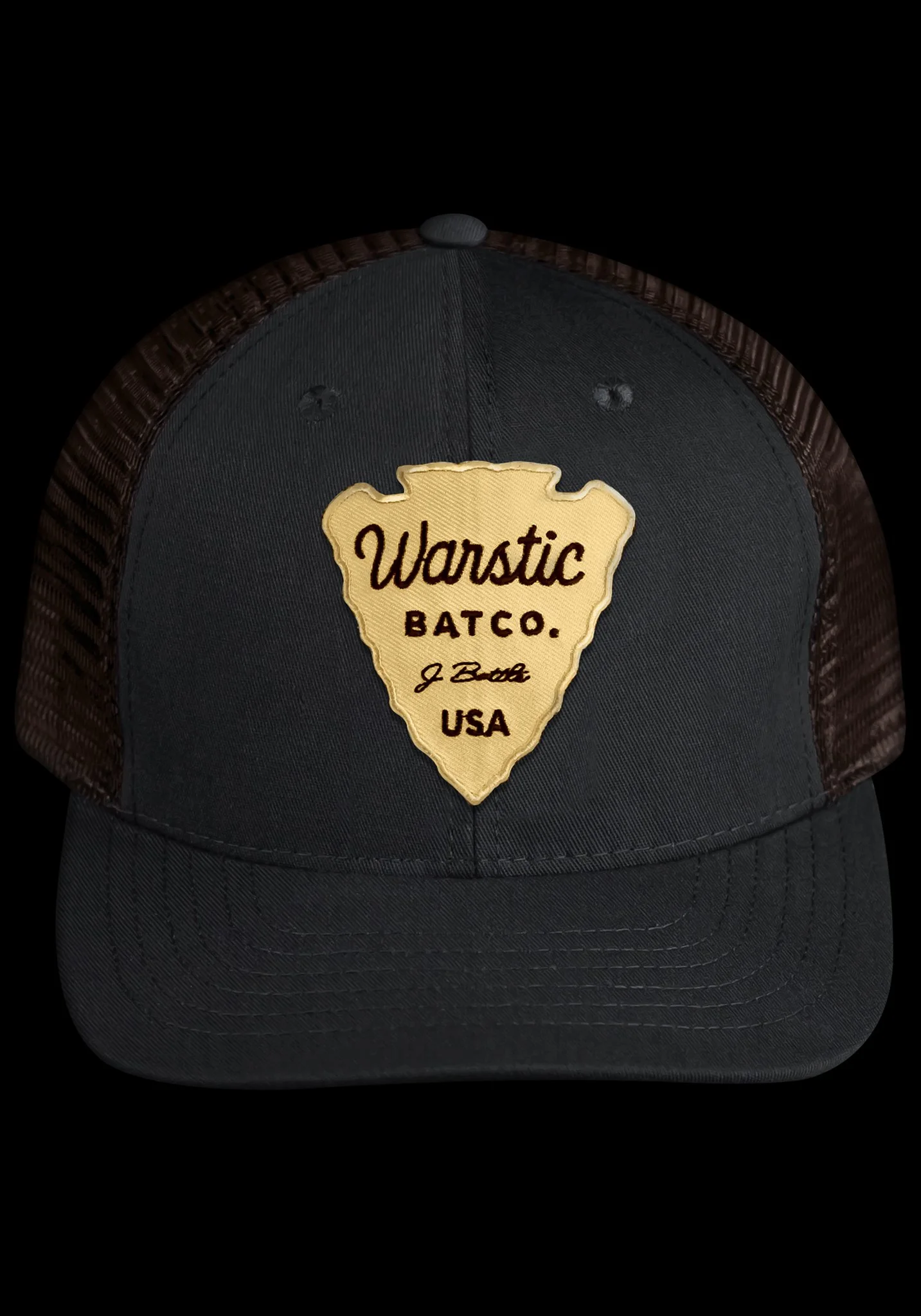 Off-Season_Snapback_Black-Tobacco-Arrowhead-front.jpg