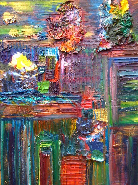 Untitled, 2009 Acrylic on Canvas Detailed: but for some reason this is showing it stretched...