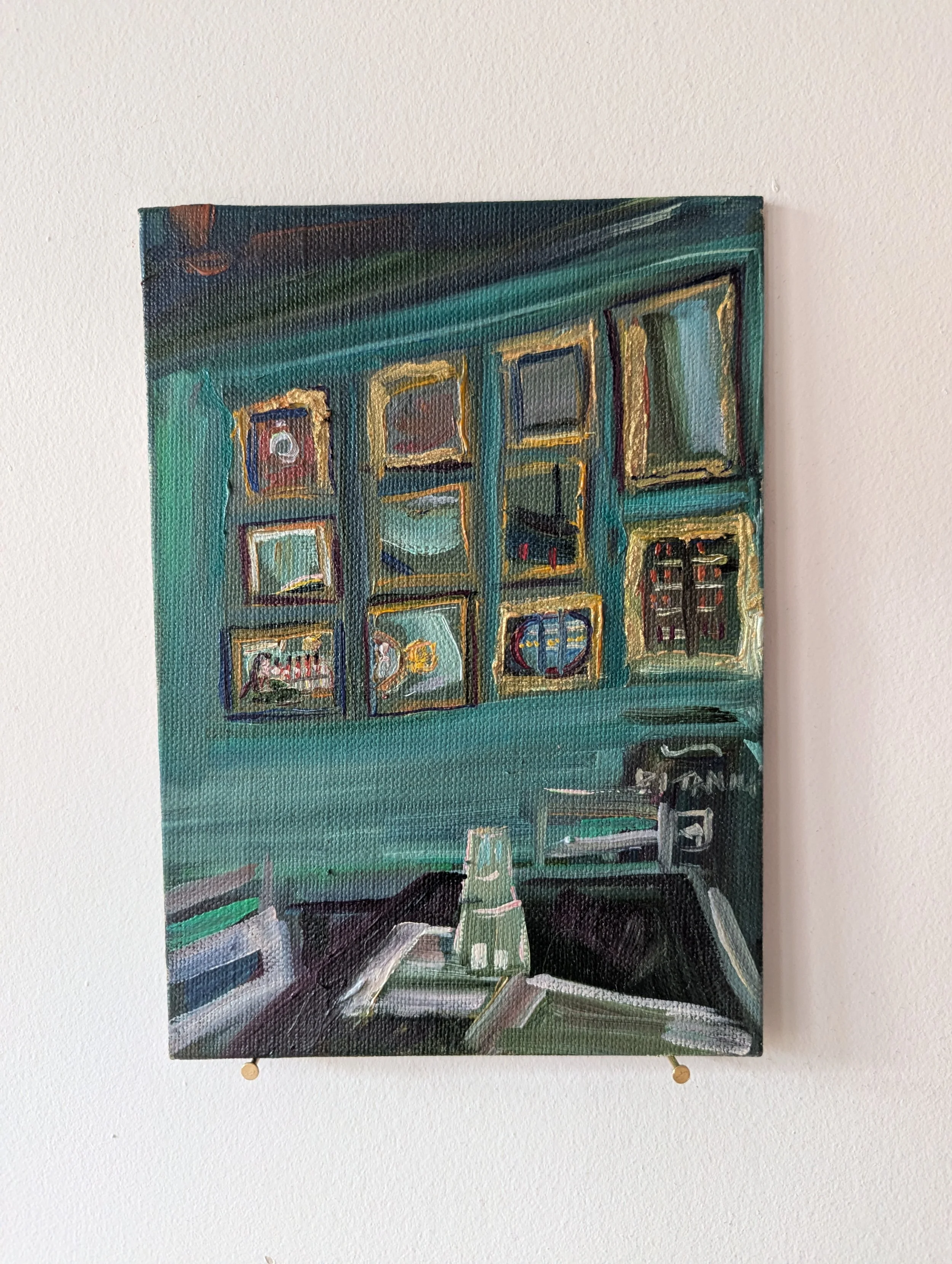 Day 74: "Brooklyn bar", 5 x 7 in, Oil on Linen Panel, 2025