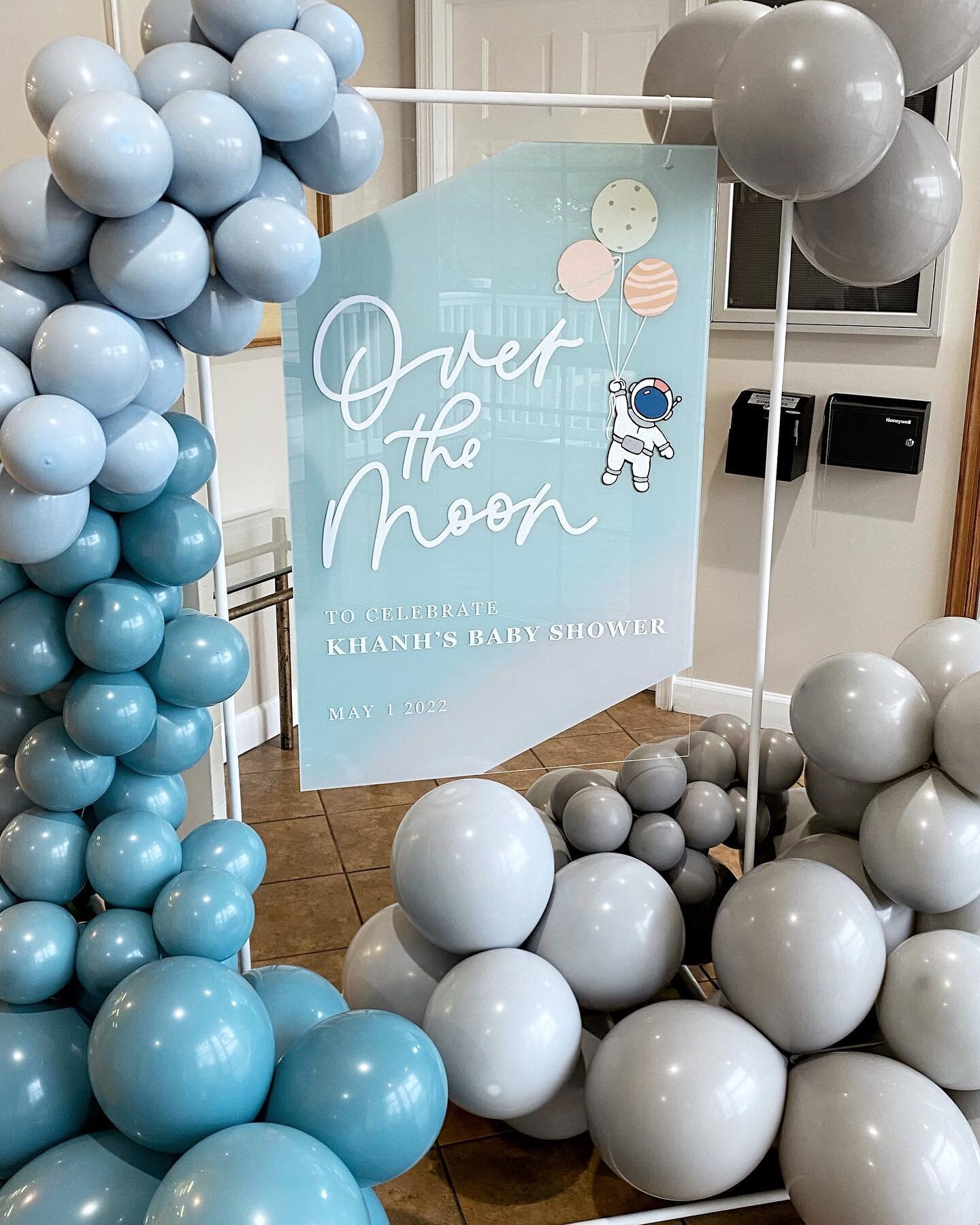 Blasting off the month of May with a space themed baby shower 🚀