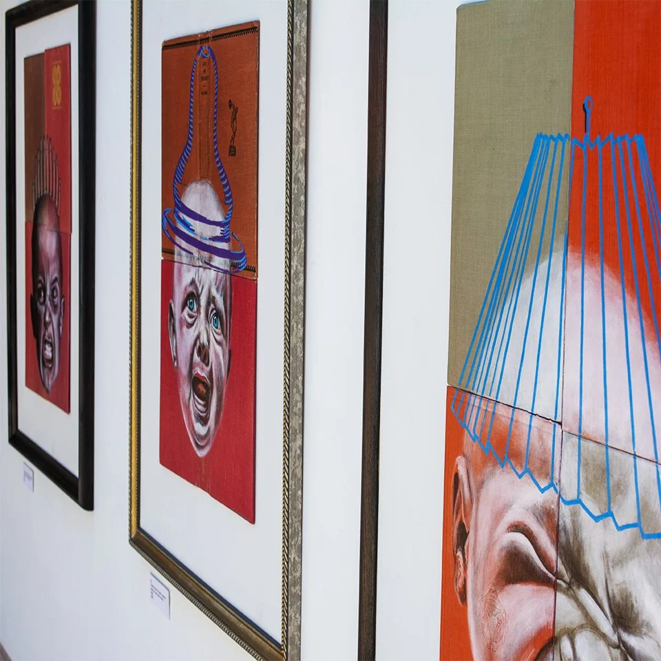 Joel Valdez Main Library show (detail)