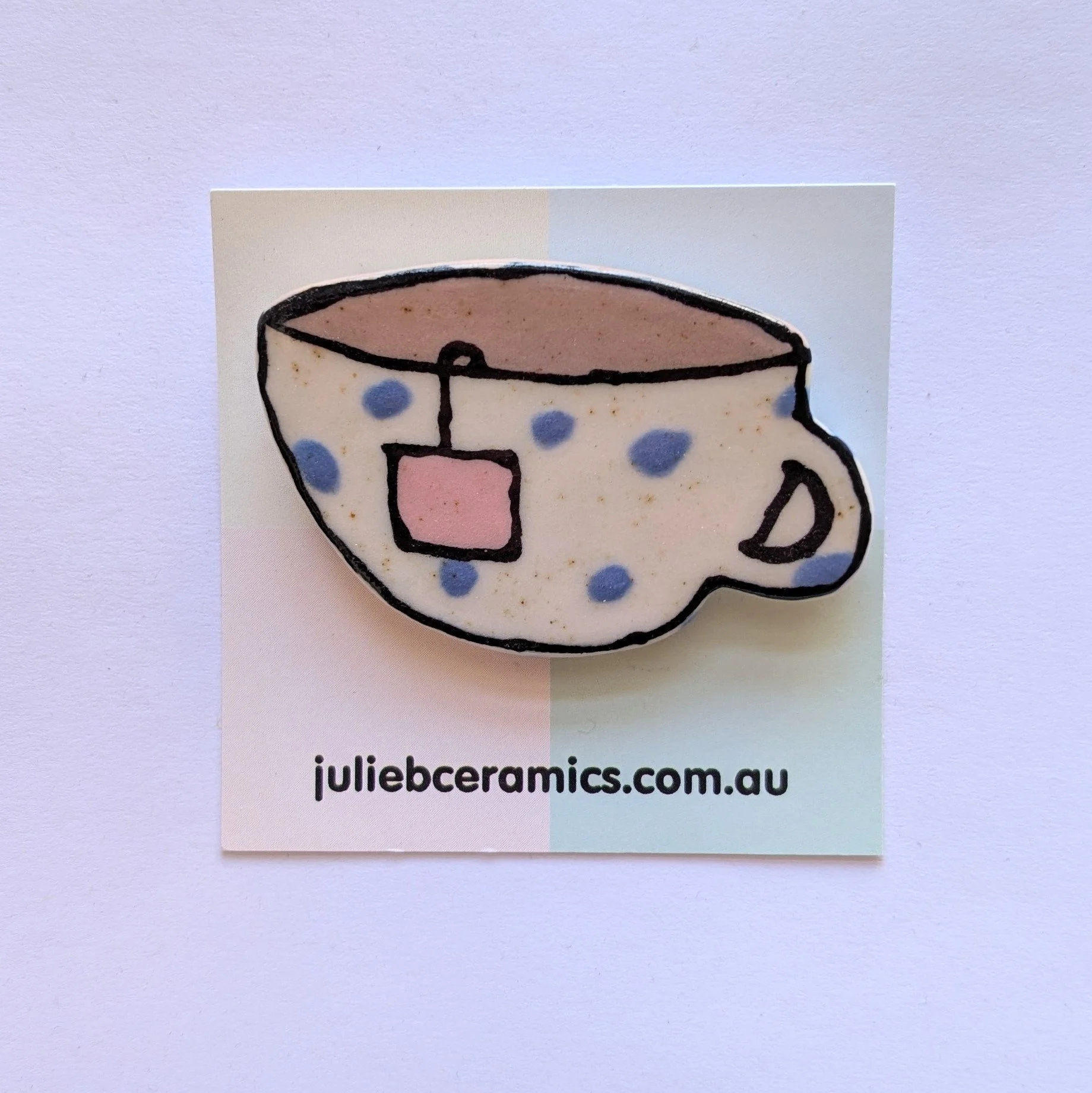 Julie B Ceramics_Teacup Brooch_spotty.jpg