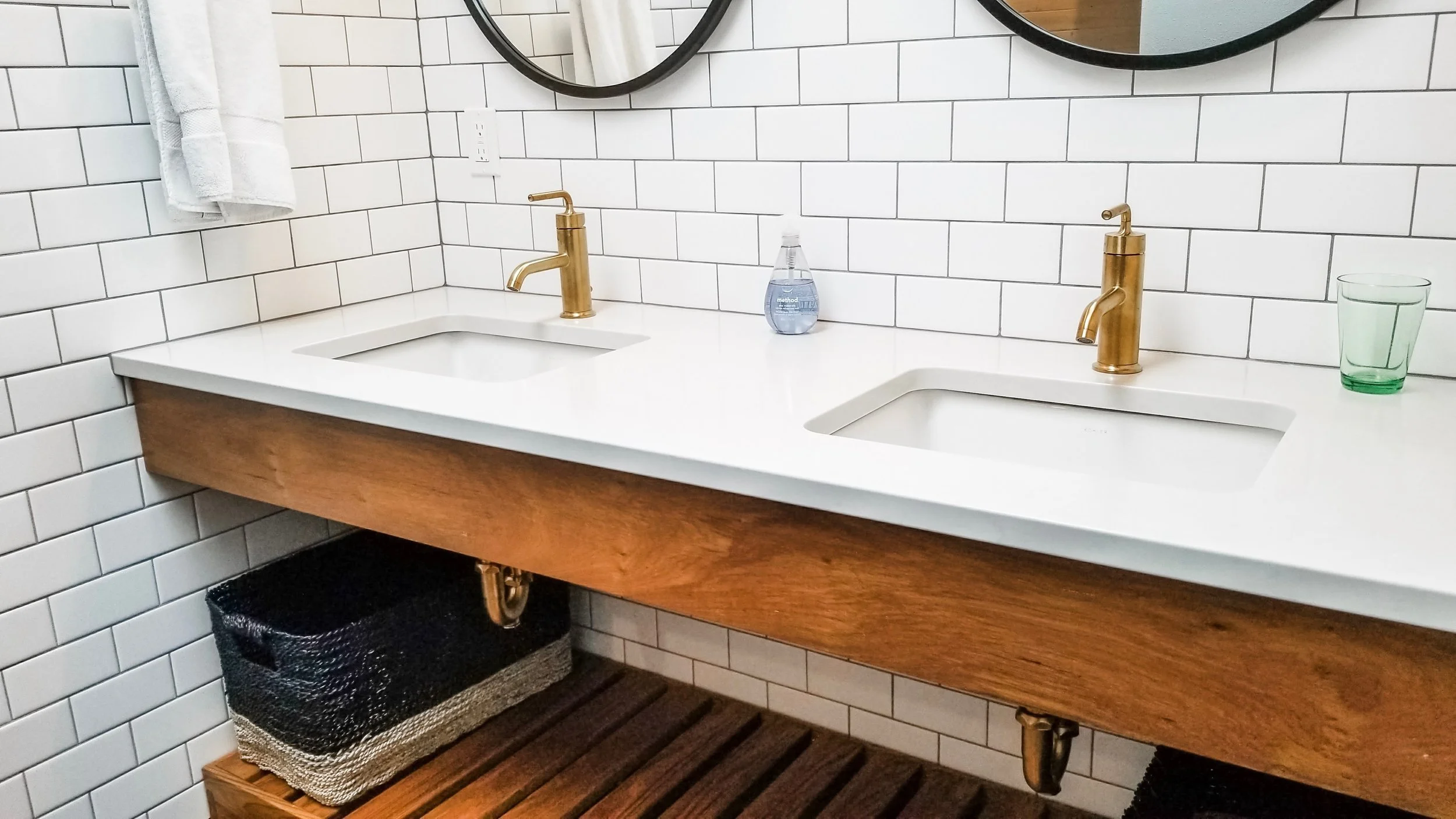 Whidbey double sink Bathroom Remodel