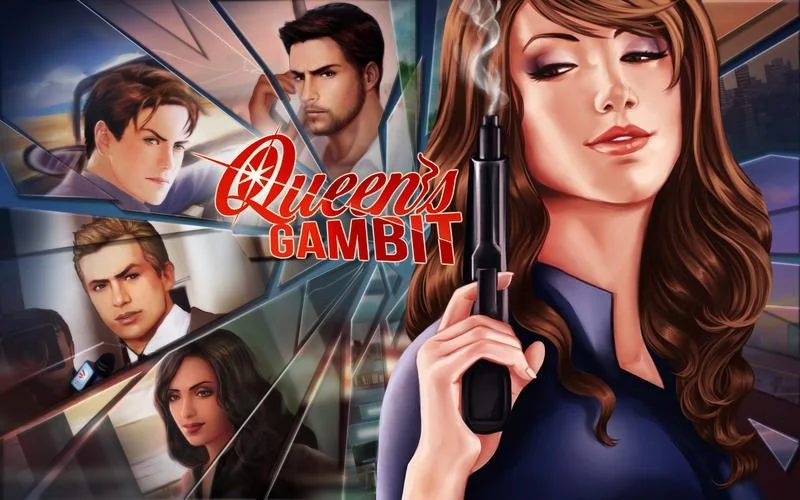  Queen’s Gambit was an individual mobile dating sim developed by Voltage Entertainment.   In this game you play as Agent Shield, a superspy at the top of her game. But all of this changes when on her most recent mission, she falls in love.  I wrote E