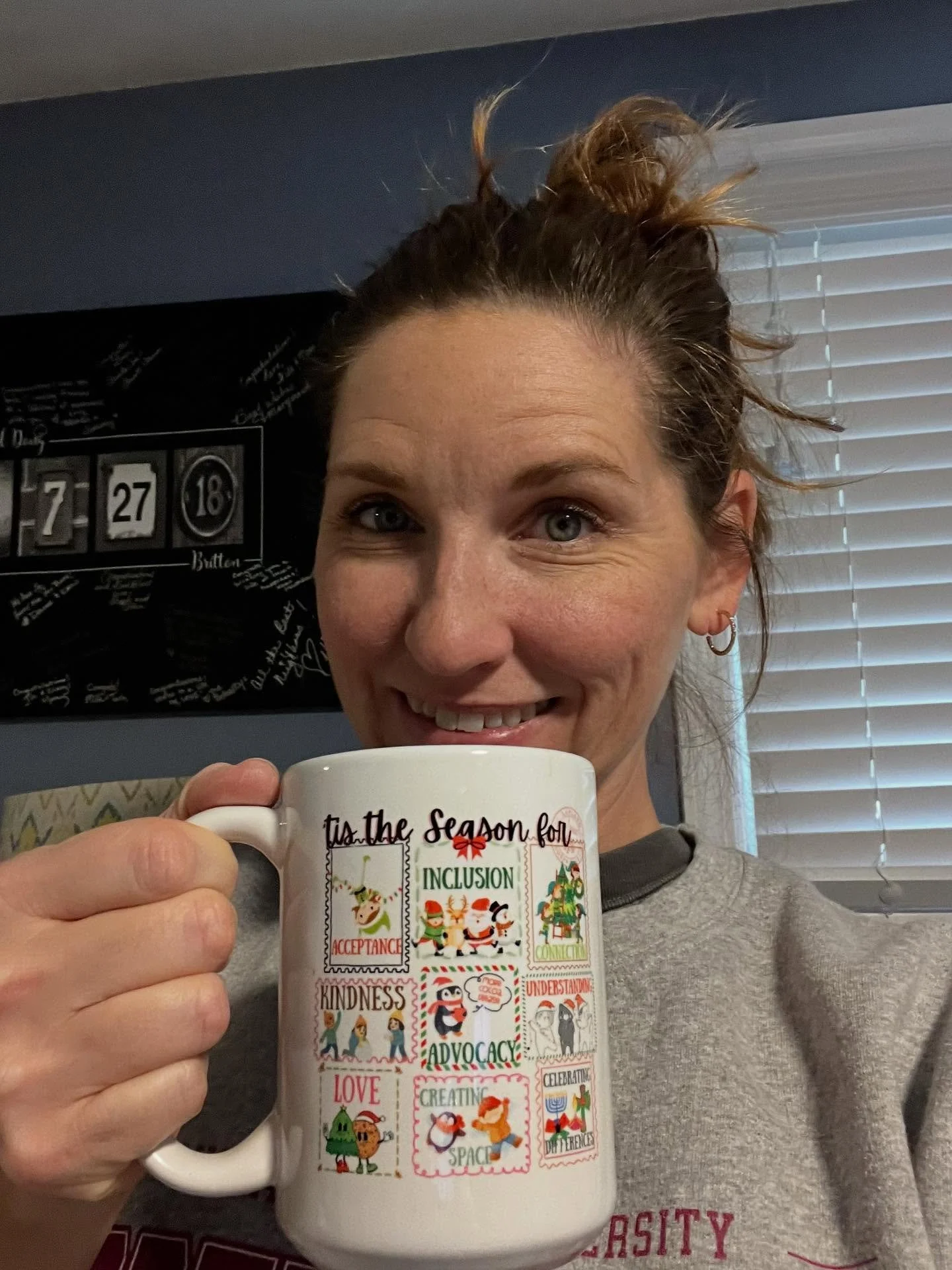 Easy peasy peppermint mocha. ☕️ 🍫 🎄 My favorite holiday beverage. 😋 

Add 2 Andies candies mints in the bottom of your mug. 
Pour hot coffee over mints. 
Mix with a fork after a minute or two. 
Add creamer, milk, or dairy alternative to liking. 
E