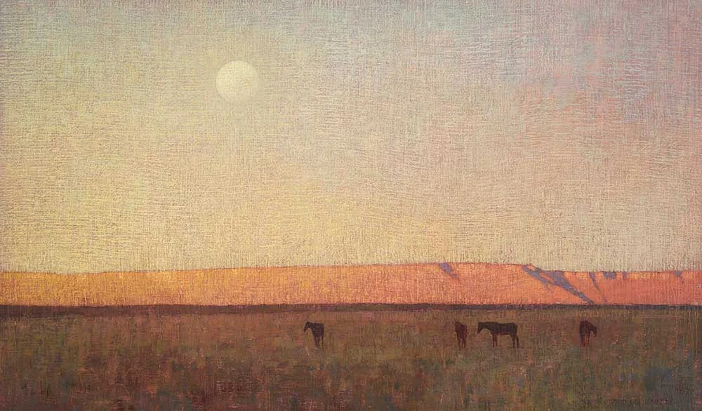 Grazing-at-Dusk-david-grossmann-oil-on-linen-panel.jpg