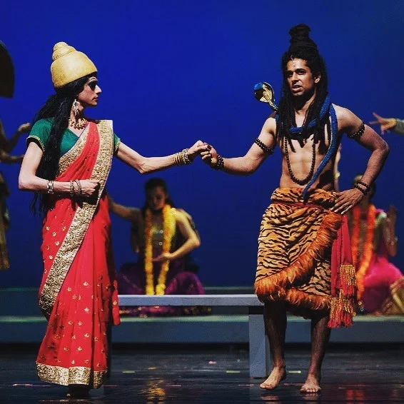 That time I was cast as Lord Shiva🐍 in a theater 🎭 production. Thankfully i had my beautiful wife Parvati with me:)