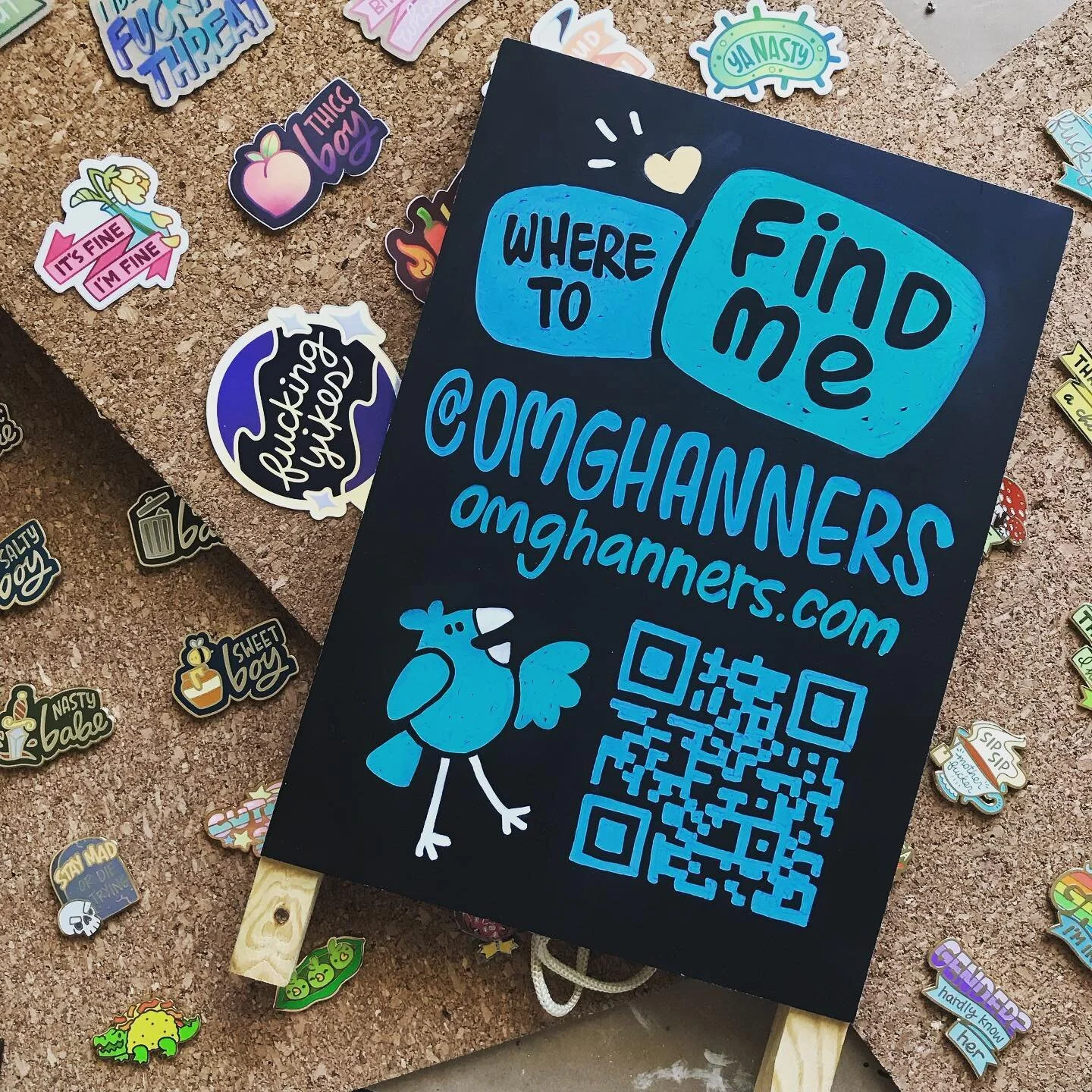 Austin babies catch me at @thefront.market on Saturday. It's free, combo openair /outdoor (chaboy will be outside) and masks will be required. I'll have pins, stickers, and bandanas 💖 #thefrontmarket #craftmarket #queerartist