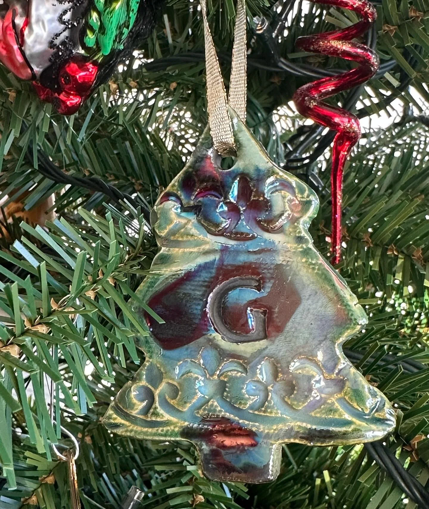 "G" Tree Ornament 