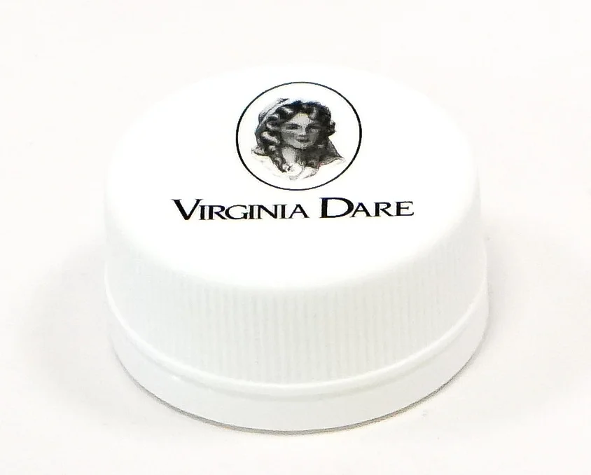 Virginia Dare | Pad printing on plastic cap
