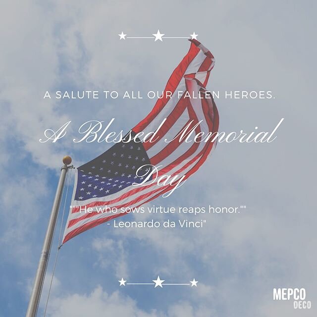 Happy Memorial Day 🇺🇸 #memorialday #usa #mepcodeco