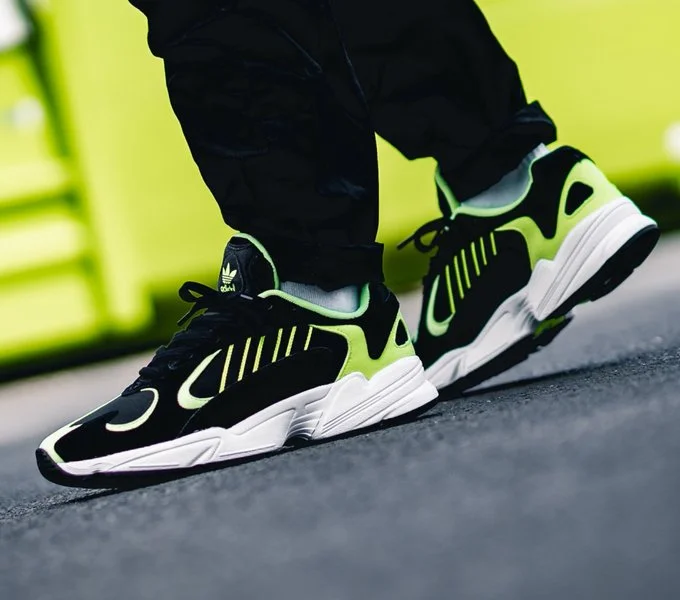 adidas yung 1 black green