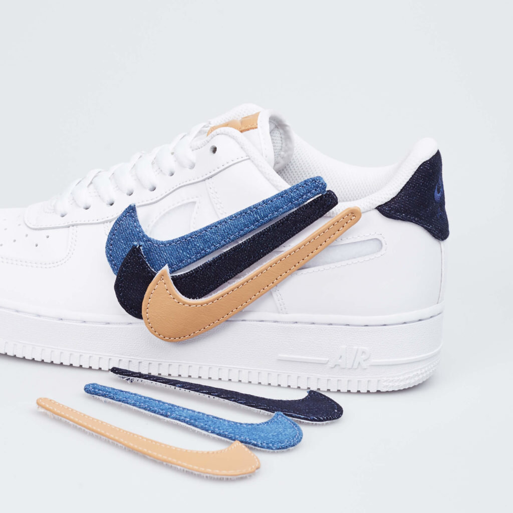 air force with removable swoosh