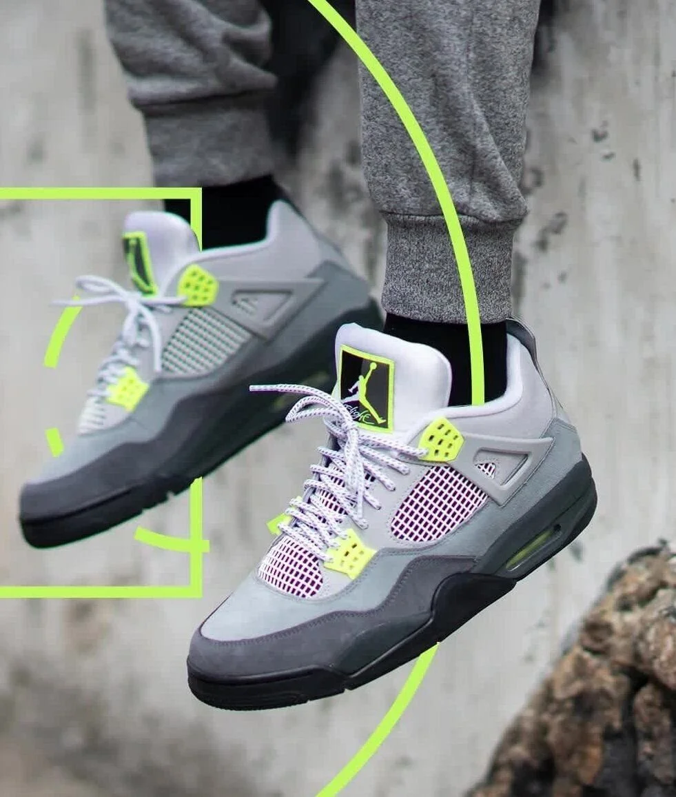 jordan 4 retro 95 neon