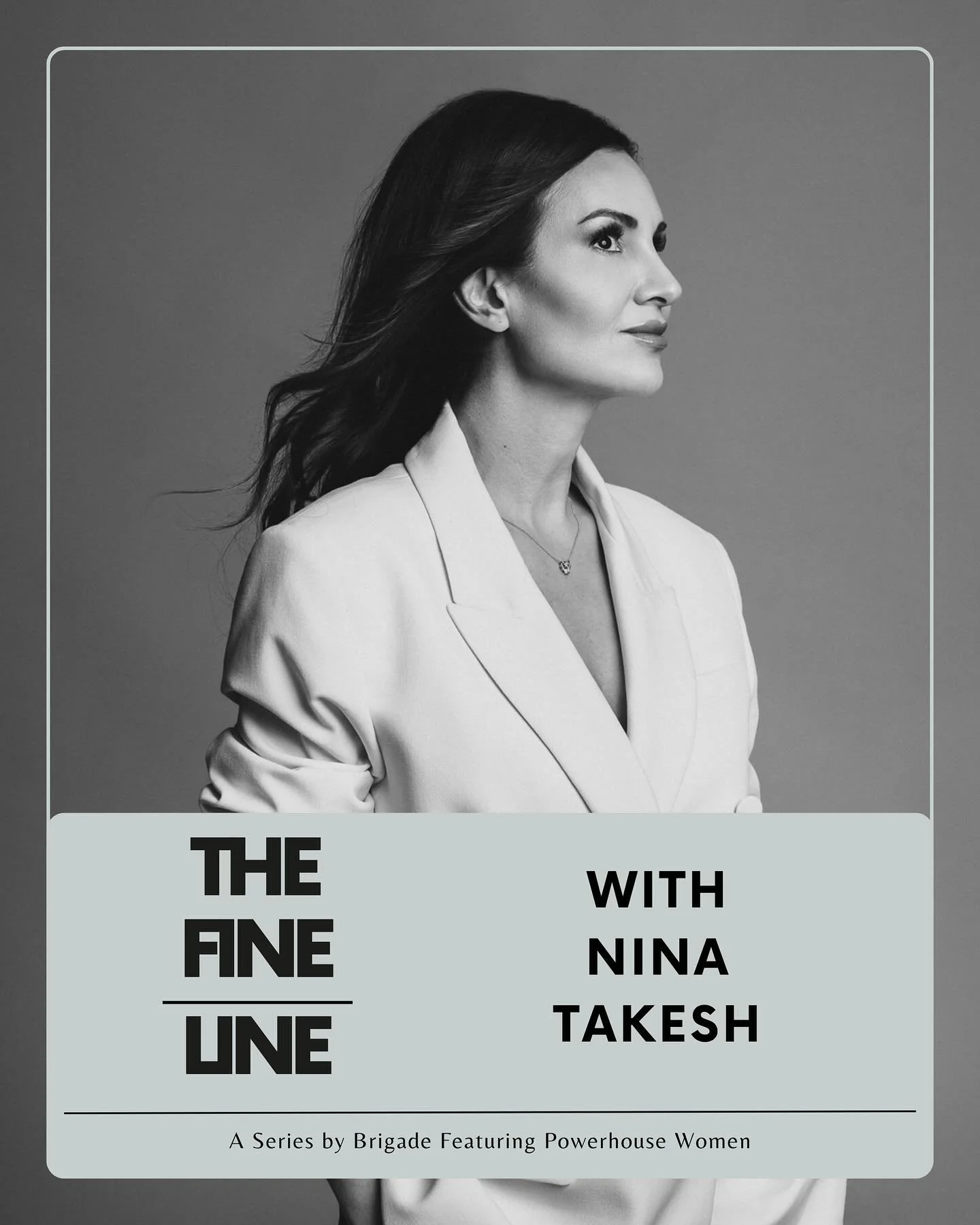 &ldquo;The two worlds [motherhood + being a founder] overlap, and I have learned to embrace that integration rather than resist it.&rdquo;
⠀⠀⠀⠀⠀⠀⠀⠀⠀
We were thrilled to speak with @ninatakesh for #TheFineLine, our online series amplifying the voices 