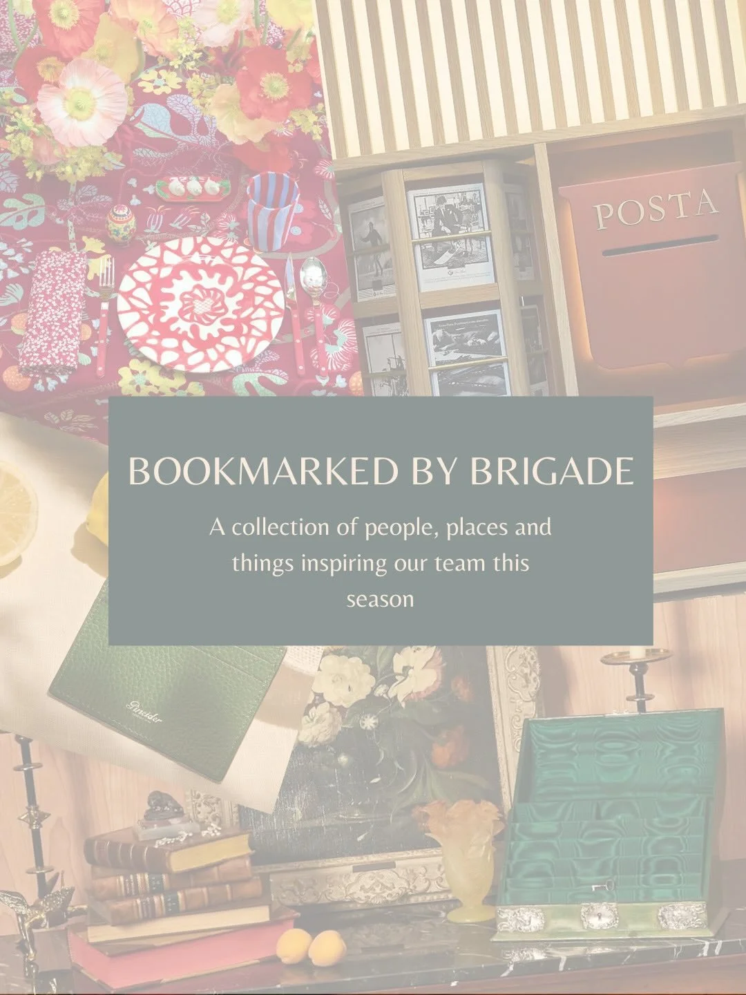 What&rsquo;s inspiring our team as we head into a new year? Swipe for our design digest.
⠀⠀⠀⠀⠀⠀⠀⠀⠀
One: A reimagined Via dei Giardini kiosk turned historic post office designed for Milan Fashion Week, by @storey.studio with Loro Piana Creative. Produ