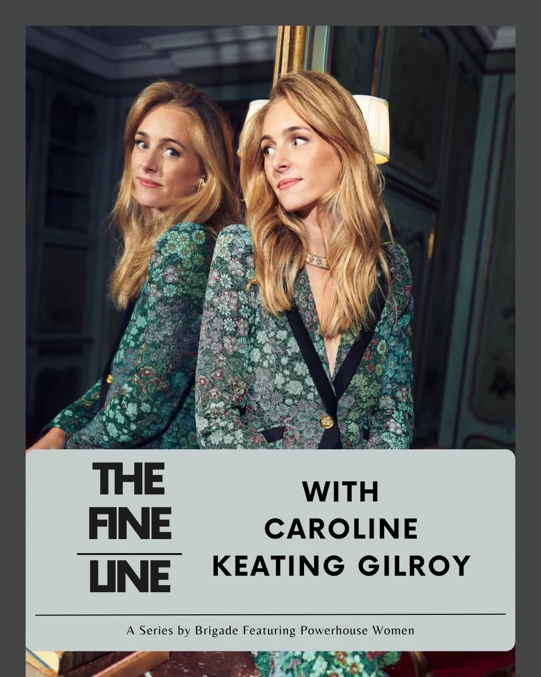 As a mother of four, @carolinegilroy_ navigates the beautiful, messy intersection of ambition and family life. That lived experience carries into her work as a creative entrepreneur building a brand from the ground up &mdash; placing her squarely wit