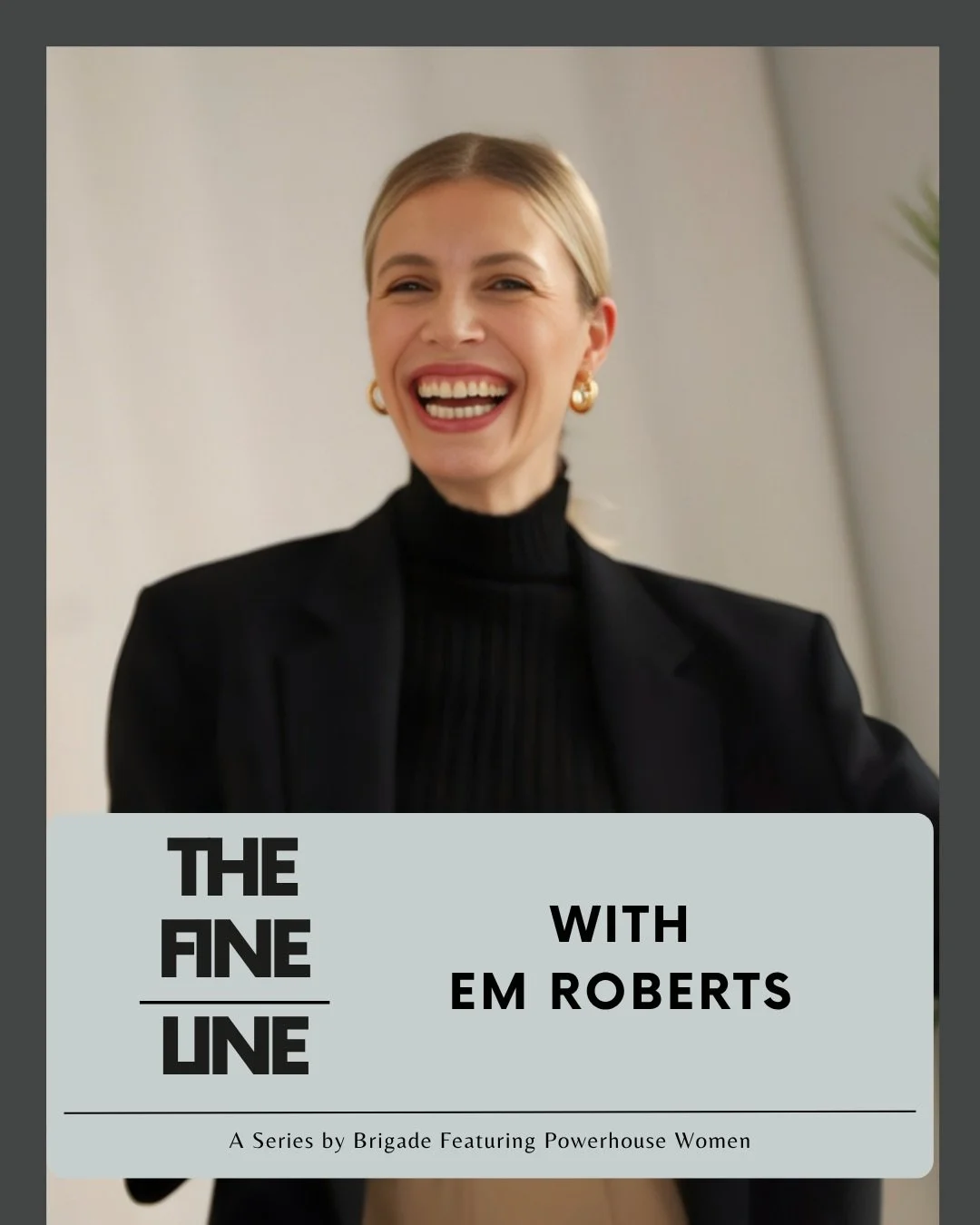 &ldquo;Becoming a mom has only made me become more and more strategic around where I&rsquo;m spending energy and honing in on the work.&rdquo;
⠀⠀⠀⠀⠀⠀⠀⠀⠀
@emroberts__ is a producer, consultant, and podcast host operating at the center of culture, conv