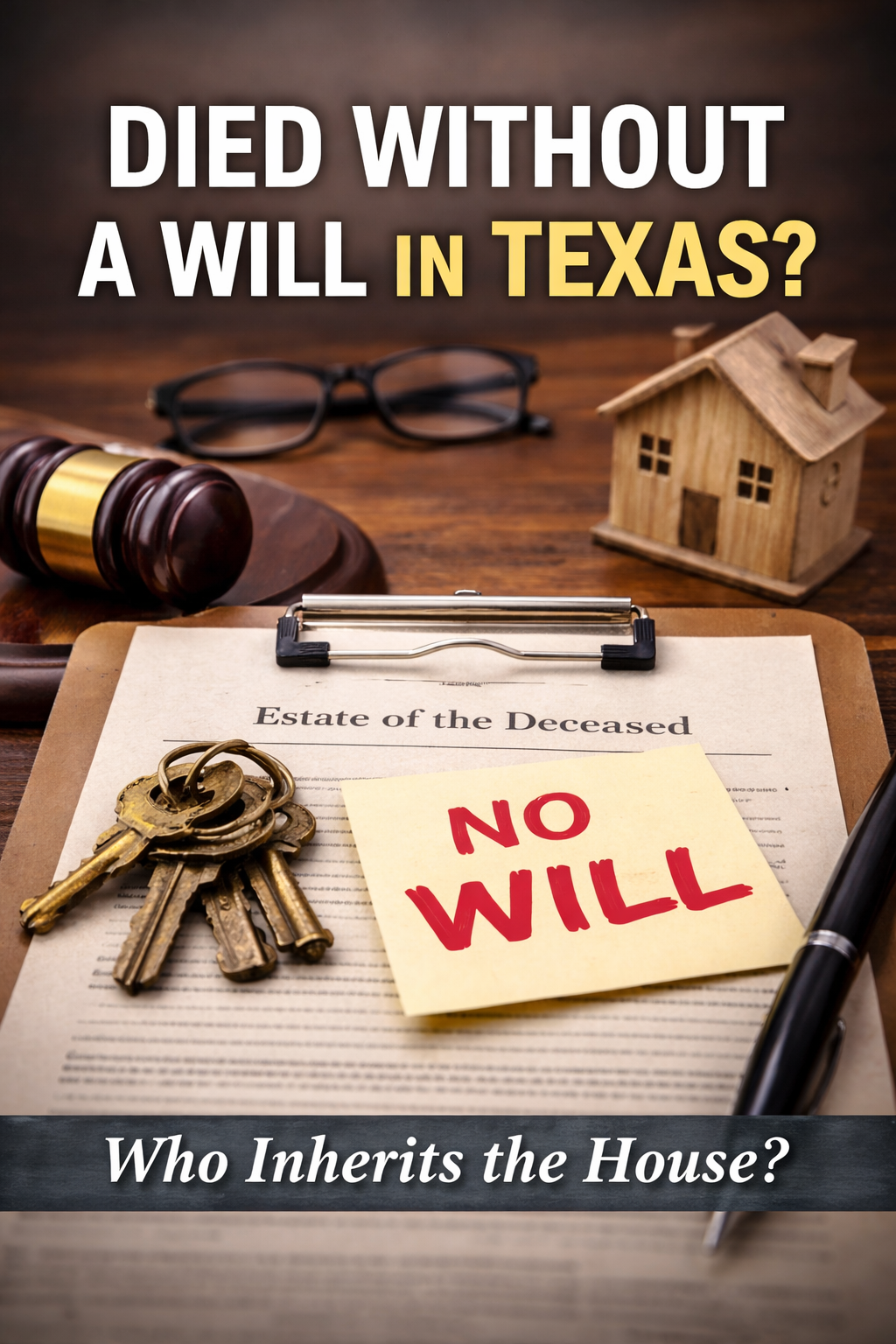 What Happens to a House When Someone Dies Without a Will in Texas?