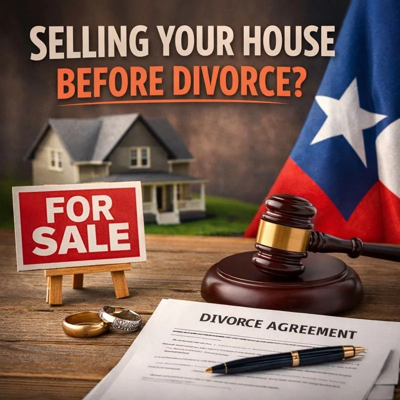 Can You Sell a House Before a Divorce Is Final in Texas?
