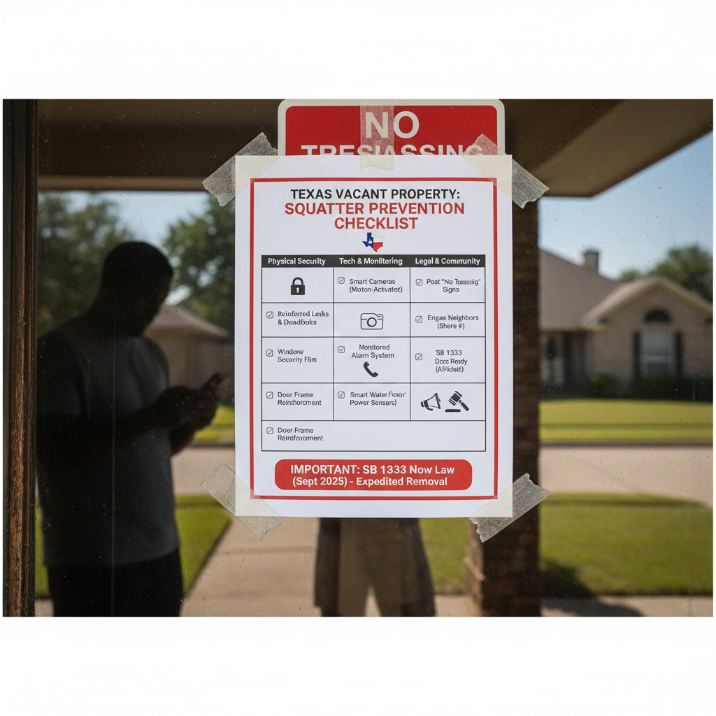 The Squatter Prevention Checklist: Protecting Your Vacant Houston Property
