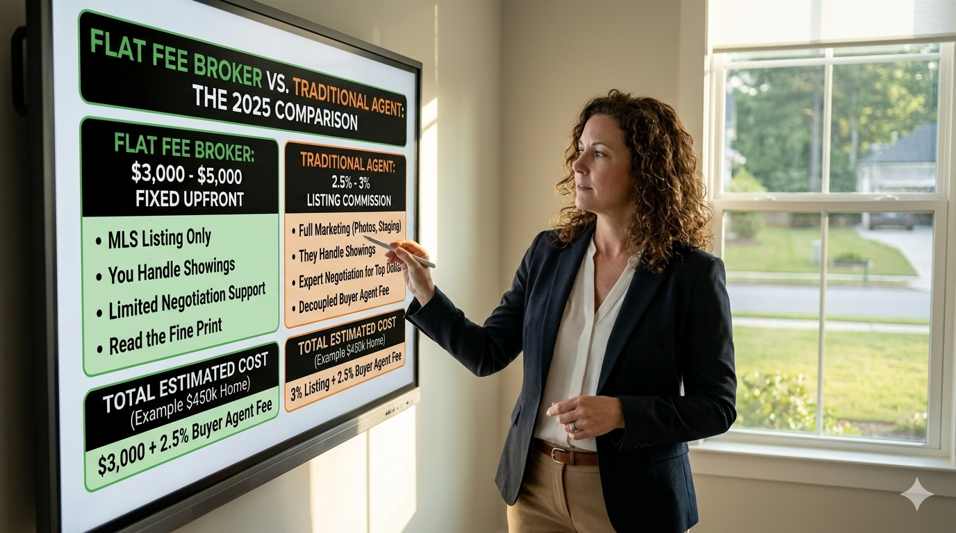 Flat Fee Real Estate Brokers: Pros, Cons, and 2025 Costs
