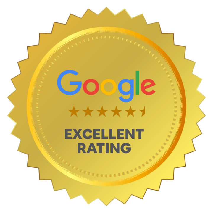 Google 5 stars excellent rating