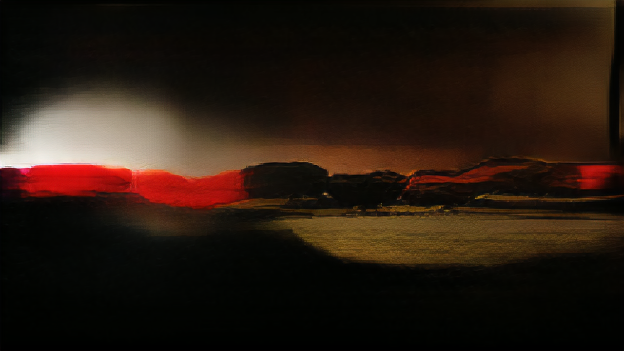 Art generated by NVIDIA’s SPADE-COCO software / Eryk Salvaggio