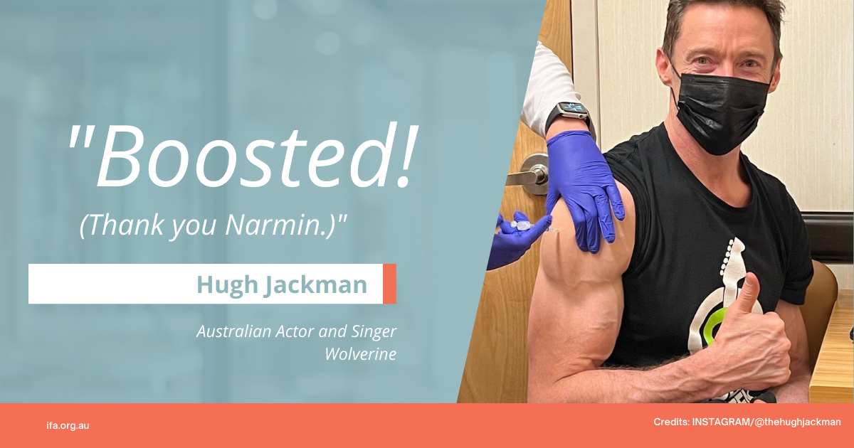 Wolverine Gets His COVID-19 Booster Shot