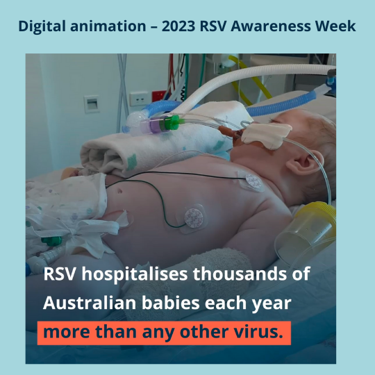Digital animation – 2023 RSV Awareness Week