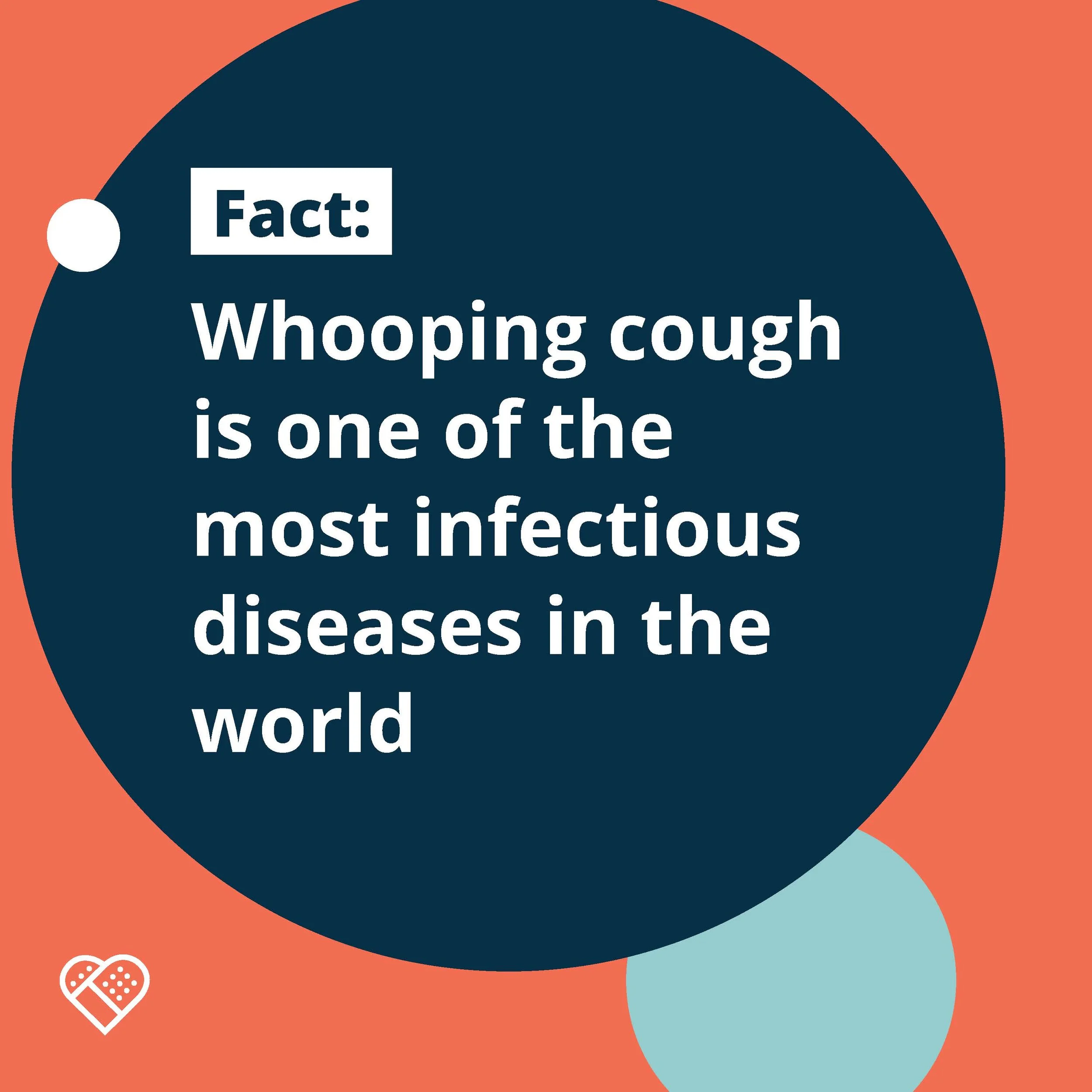 Whooping cough is one of the most infectious diseases in the world