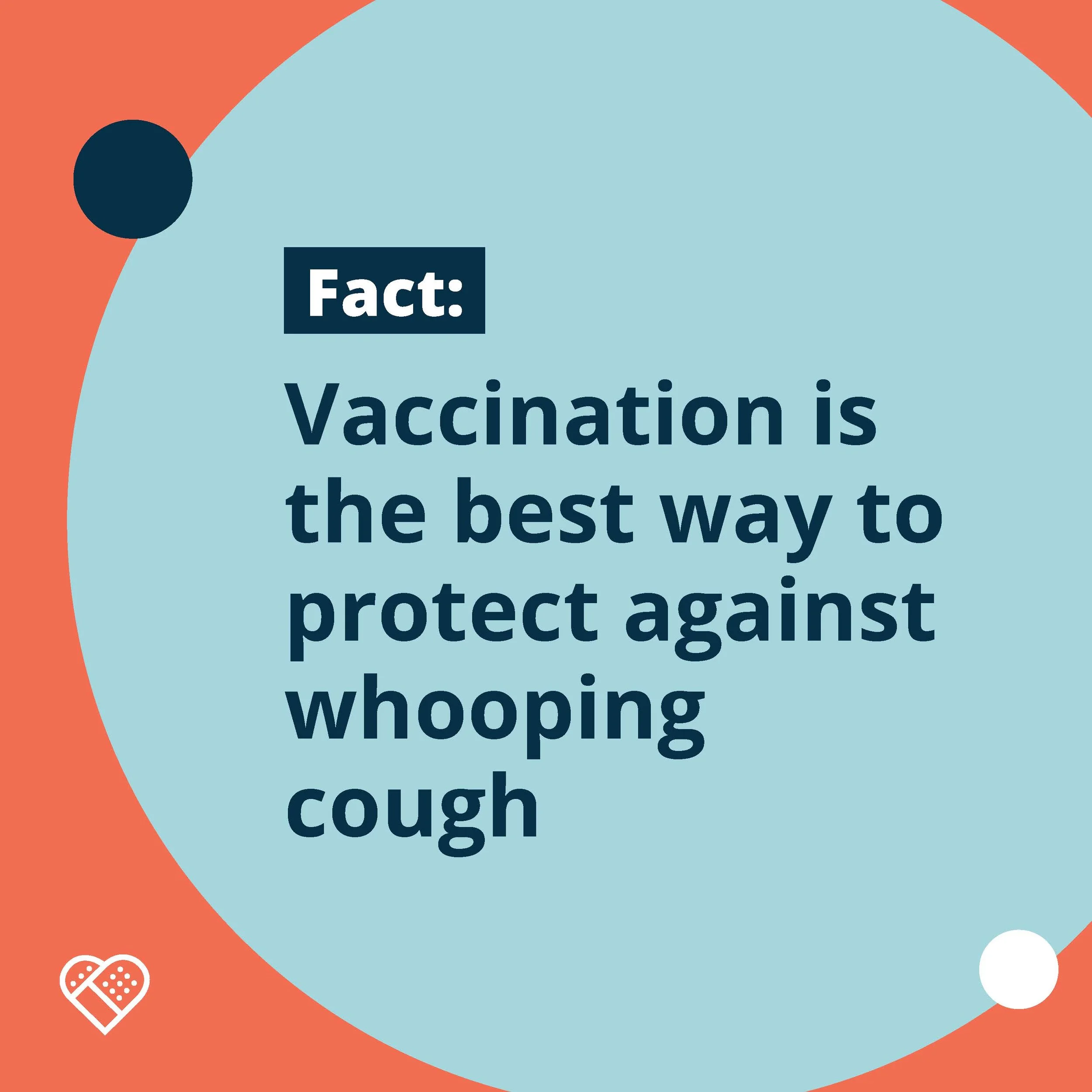 Vaccination is the best way to protect against whooping cough
