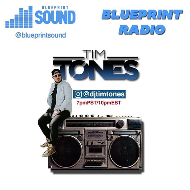 Going live for @blueprintsound radio tonight at 7pmPST/10pmEST!
#blueprintsound #bpslv #blueprintradio