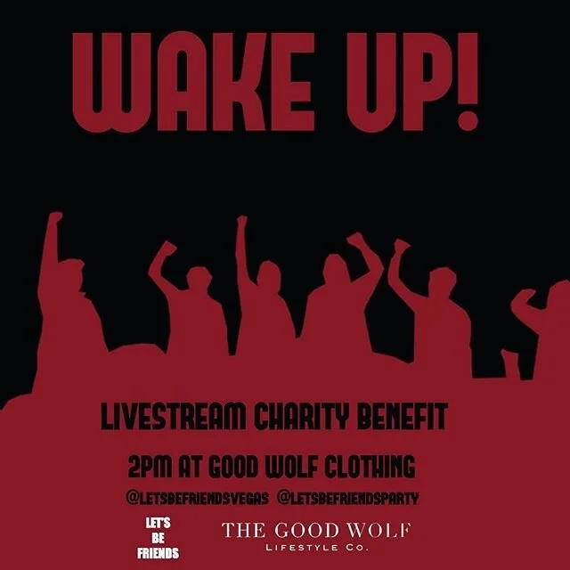 Today, Friday the 19th, #Juneteenth @letsbefriendsvegas/@letsbefriendsparty will be hosting a LIVE stream in downtown Las Vegas @thegoodwolflv. We will be streaming from 2-5pm PST &amp; 5-8pm EST. Sounds by myself &amp; @cc_elise / hosted by @mdot_co