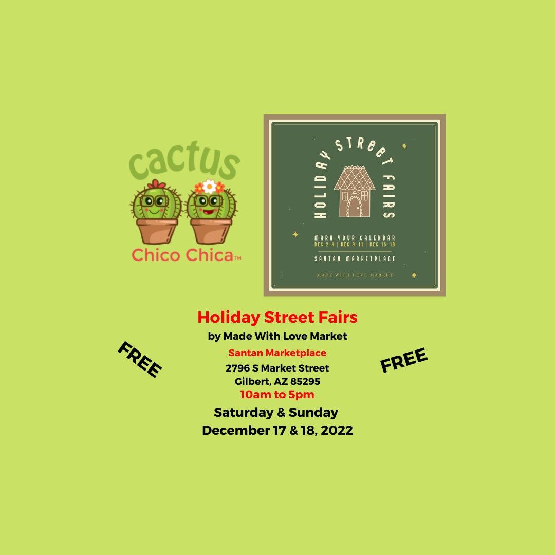 Holiday Street Fairs 3rd weekend Sunday