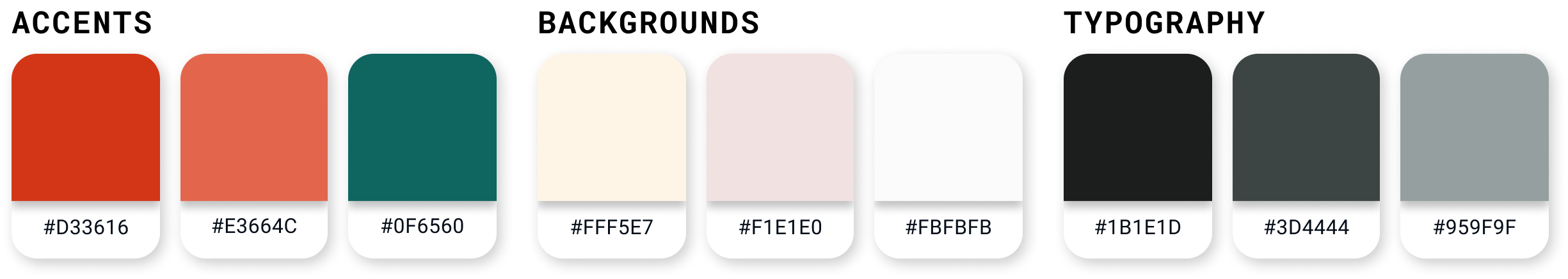 Kyodo’s color palette - inspired by the rich reds found in the city of Kyoto