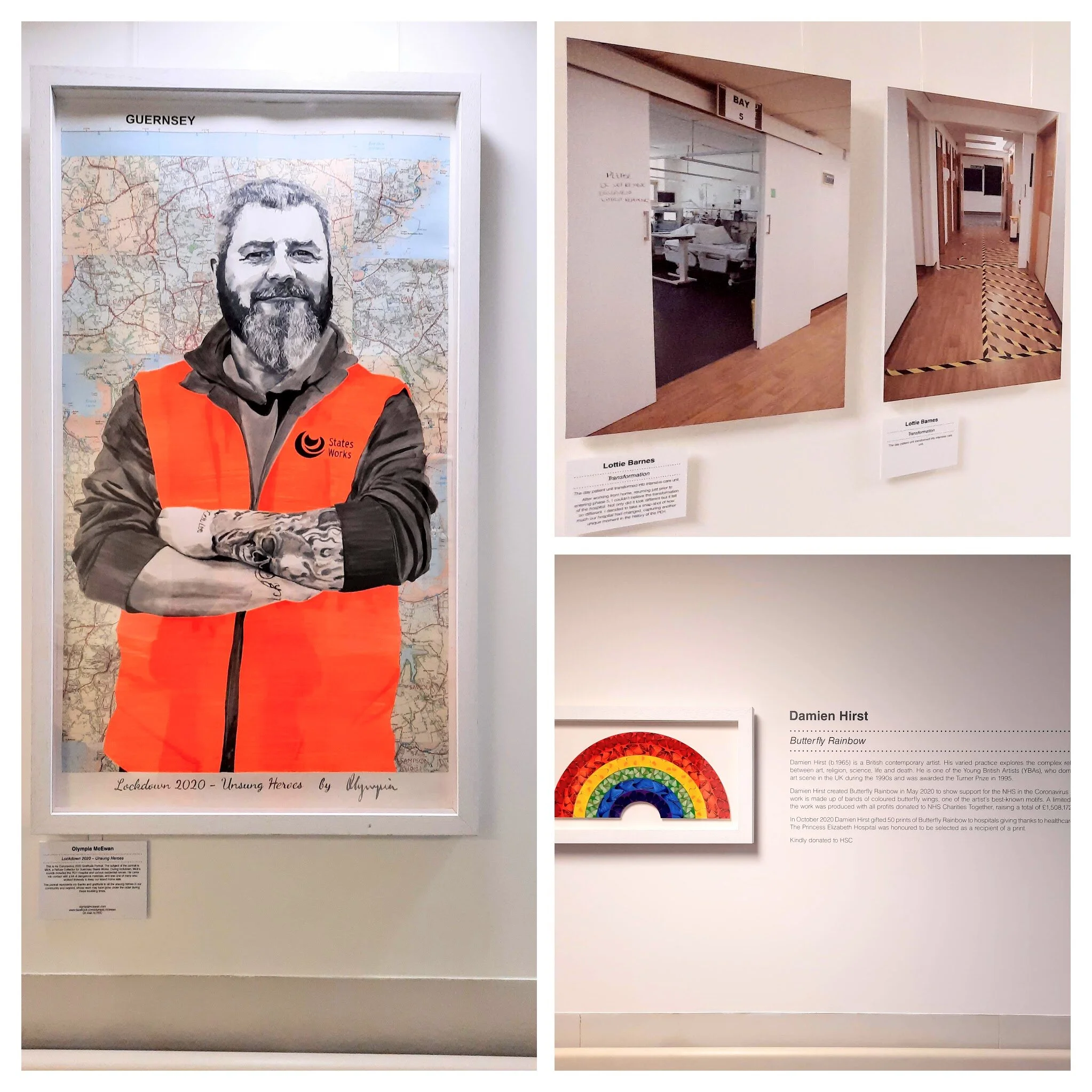 10 November 2020 Group Show / 87 Days / Princess Elizabeth Hospital.Bailiwick Express article and videoStates of Guernsey promotional video