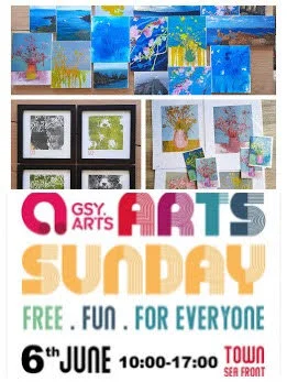 6 June 2021 Arts Sunday / Free Public Arts event, Guernsey.