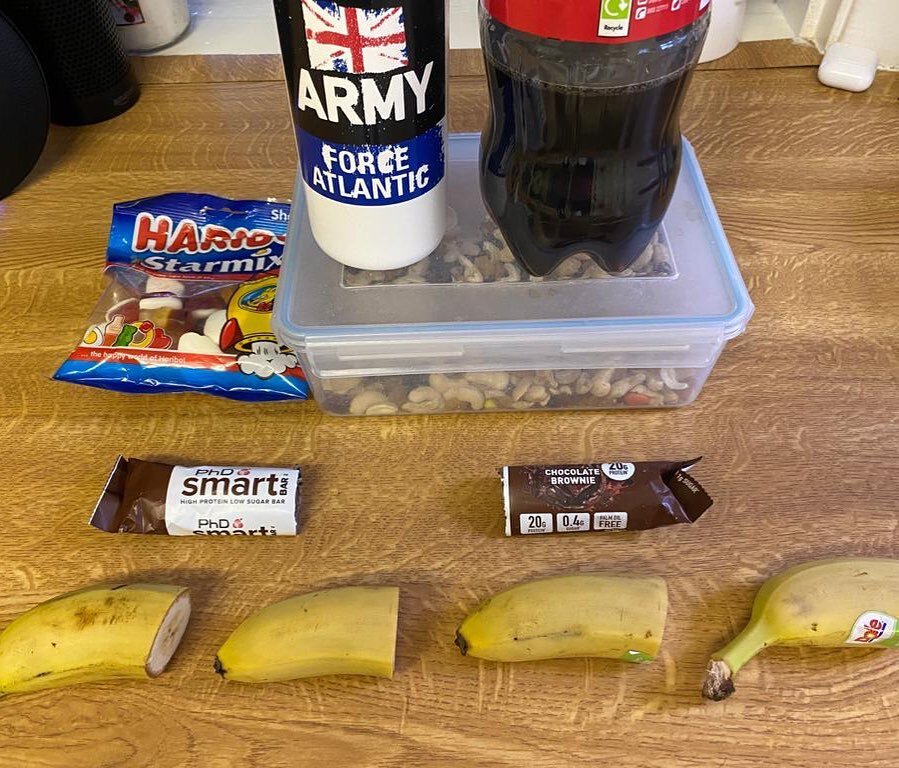 What to snack on?

As we get closer to the start line of the Talisker Whisky Atlantic Challenge 2021 (TWAC21) our training is increasing.

Our Project Lead, Capt Scott Pollock completed a 5 hour row last weekend. He aimed to row for 50 minutes of eac