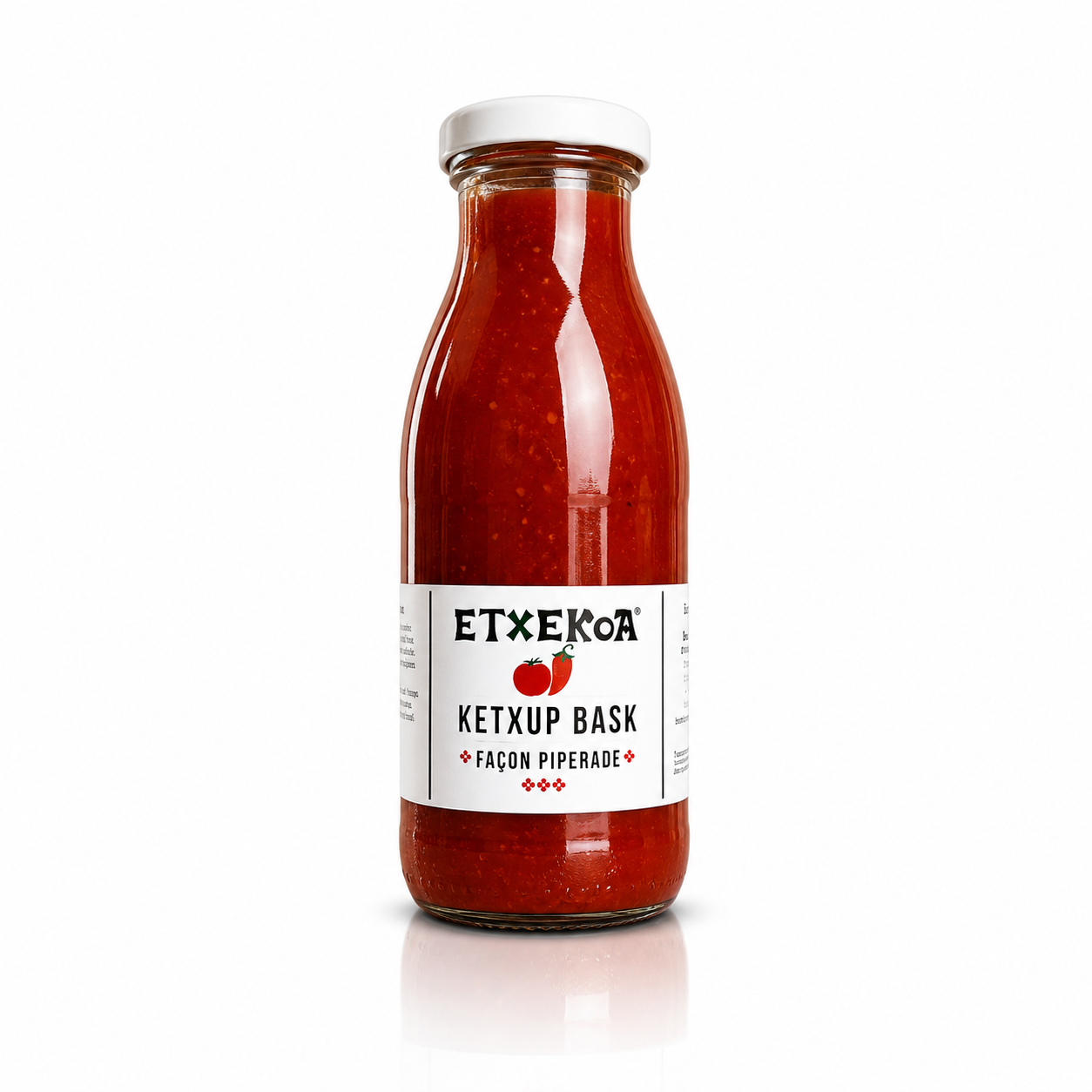 Ketxup Bask ETXEKOA façon Piperade au Piment d'Espelette