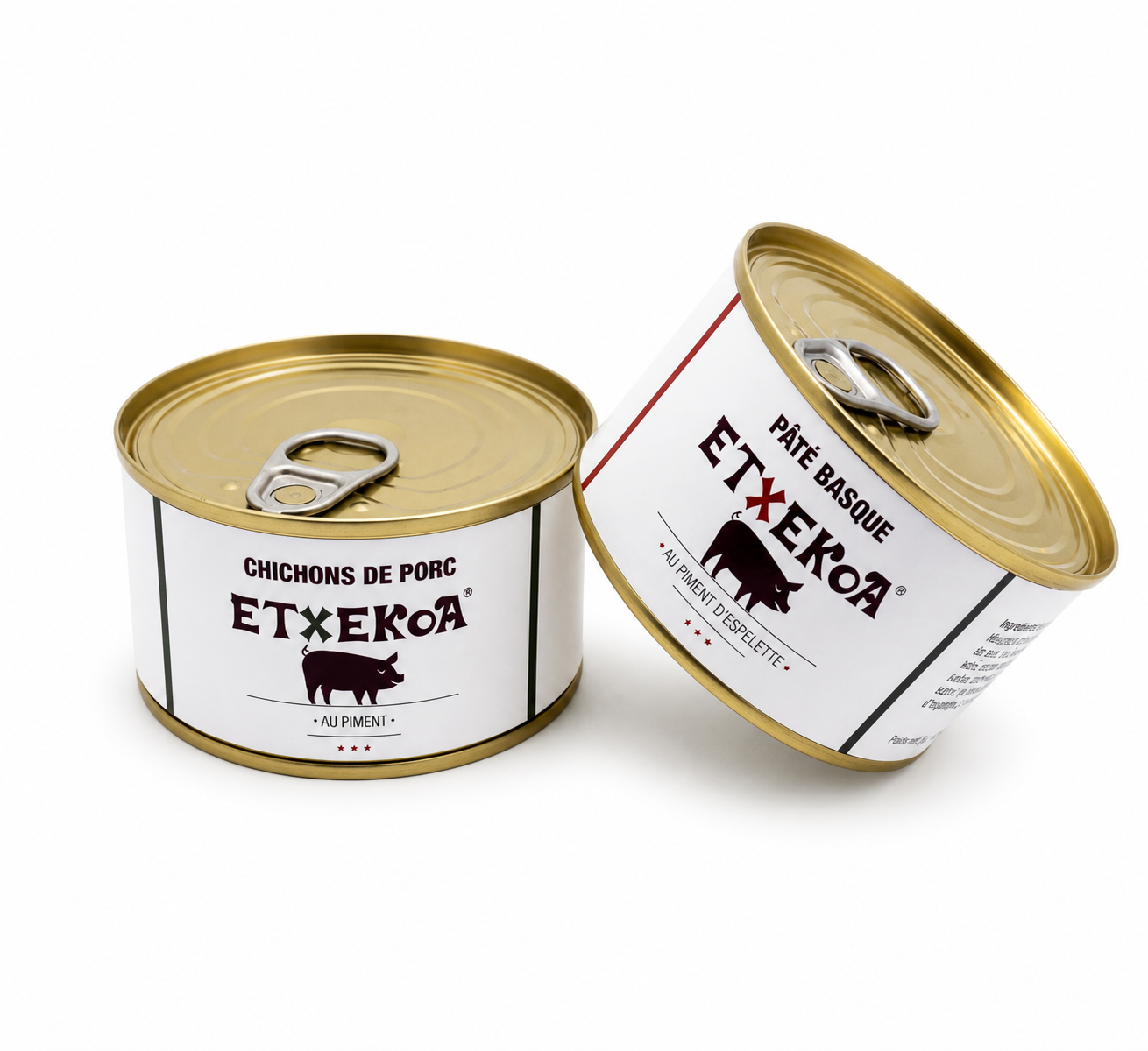 Duo Pâté Basque et Chichons de Porc Etxekoa