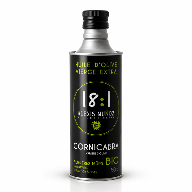 HUILE D'OLIVE VARIÉTÉ CORNICABRA CERTIFIÉE BIO
