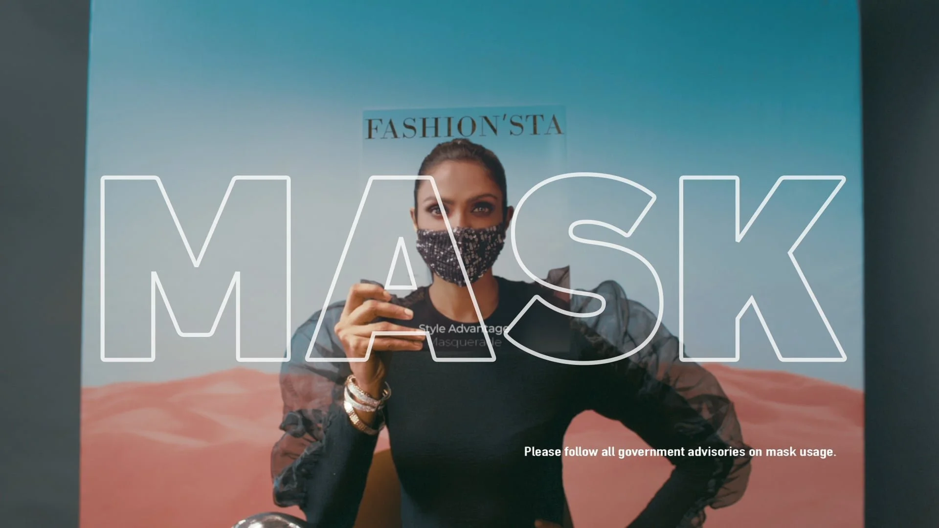 SAVLON MASK - 'BLINGY'