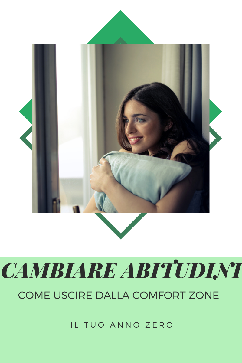      

 
    CAMBIARE ABITUDINI:     COME USCIRE DALLA COMFORT ZONE     COS’è LA COMFORT ZONE    Ti capita spesso di finire per portare avanti sempre i soliti comportamenti, anche se sai già che sono sbagliati?    ﻿  Guarda il mio video sul canale su