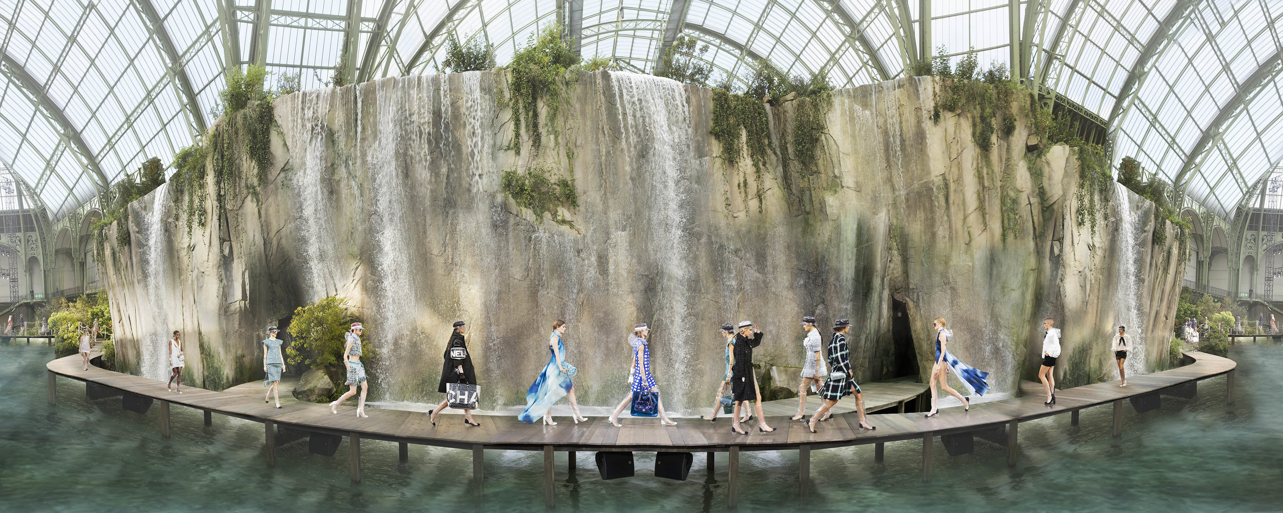 Simon Procter Chanel Arcadia, Paris, Grand Palais Oct3, 2017 Collection SS18 , 2017