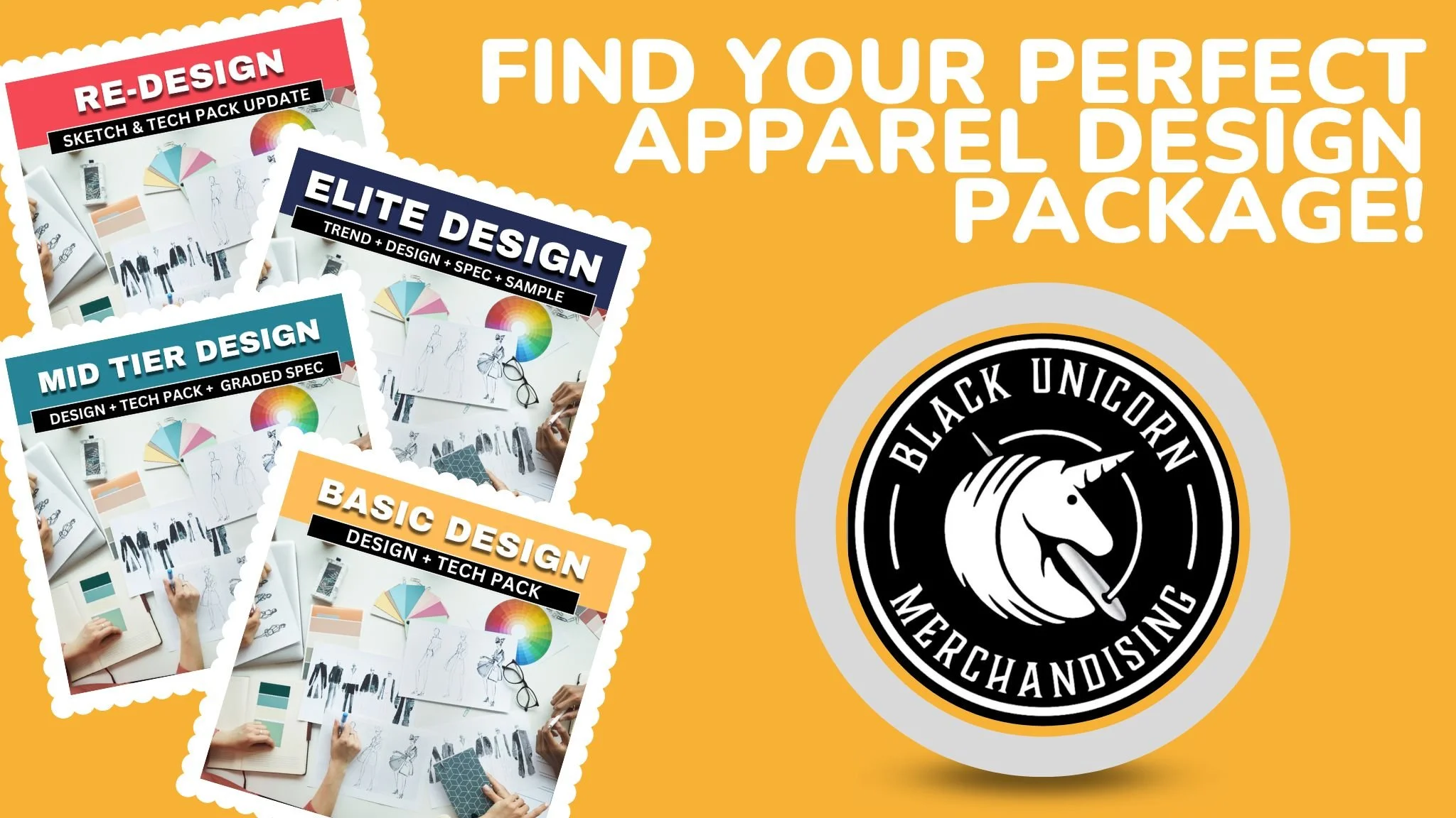 Find Your Perfect Apparel Design Package!