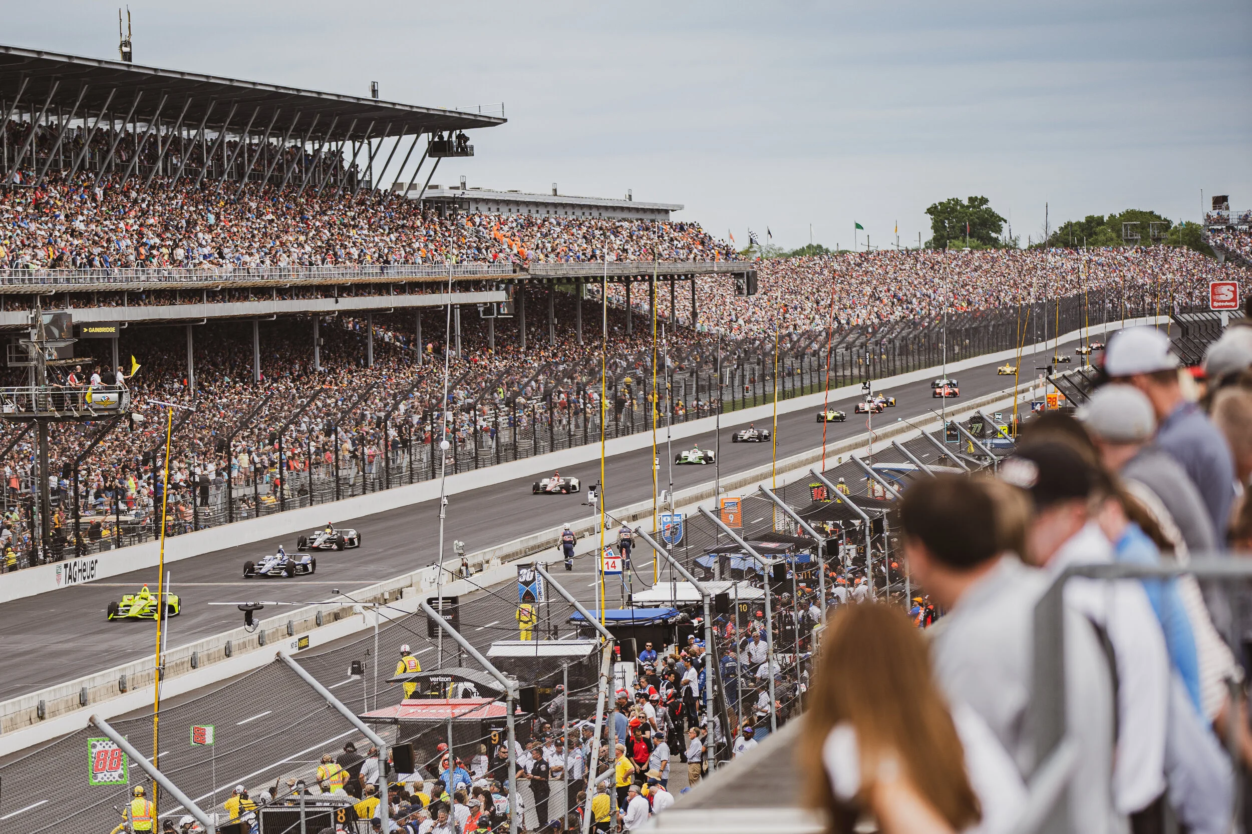 Indy 500 Start Line