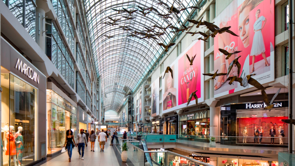 CF TORONTO EATON CENTRE. IMAGE: CADILLAC FAIRVIEW